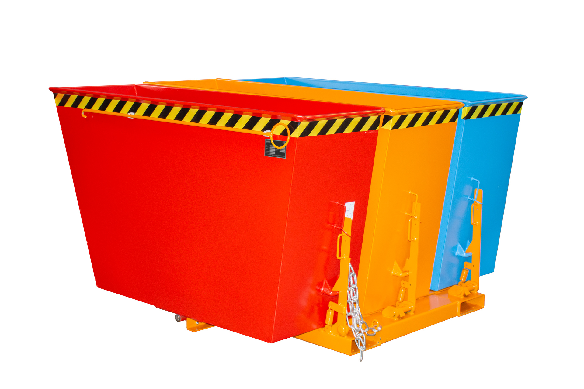 Kippbehälter Typ TRIO RAL 2000 Gelborange